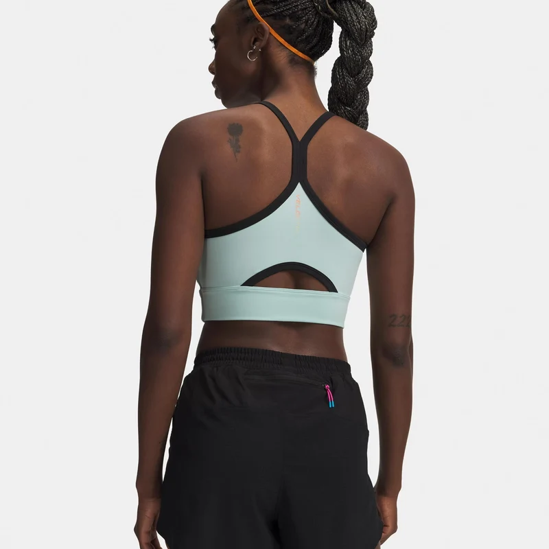 Velociti Elite Crop Laufshirt Damen-mint, koralle