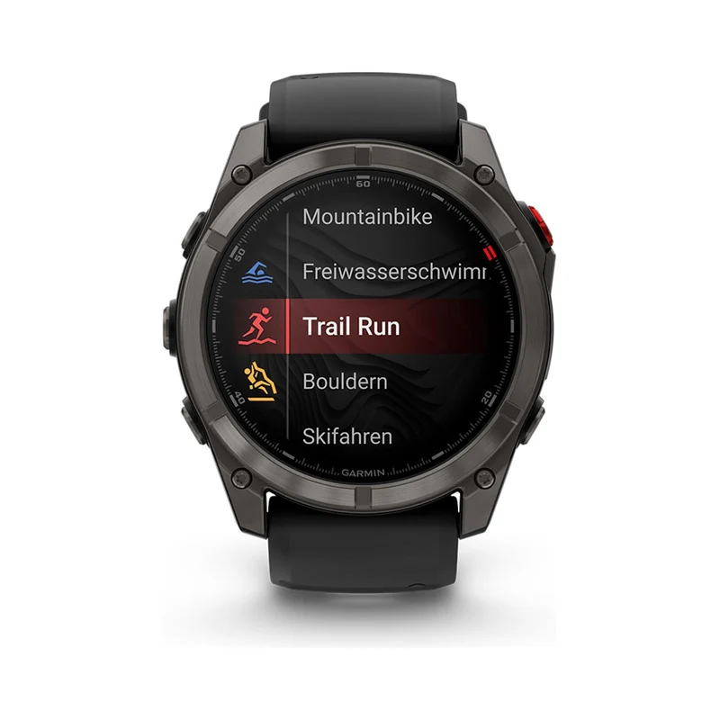 fenix 8 Pro - 51 mm AMOLED Pulsuhr -schwarz,grau