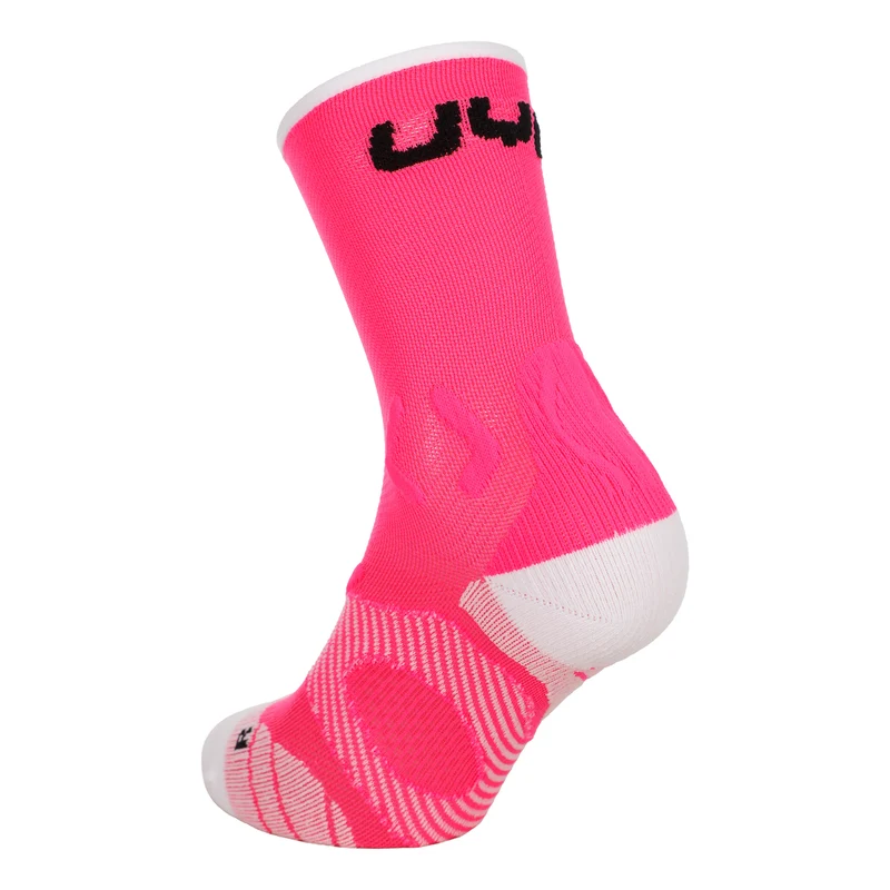 Runner's One Short Laufsocken Damen - pink, weiß
