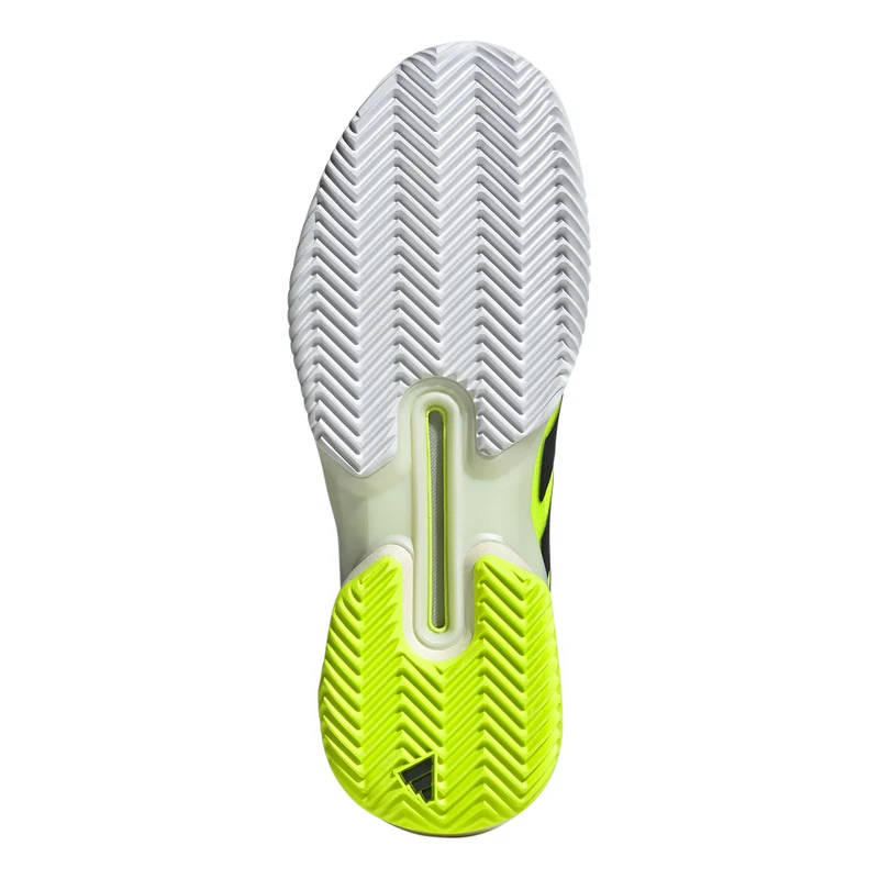 adizero Ubersonic 5 Sandplatzschuh Herren - limette, schwarz