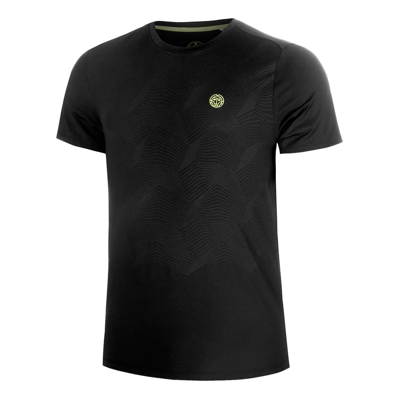 Night Flash Embossed T-Shirt Herren - schwarz