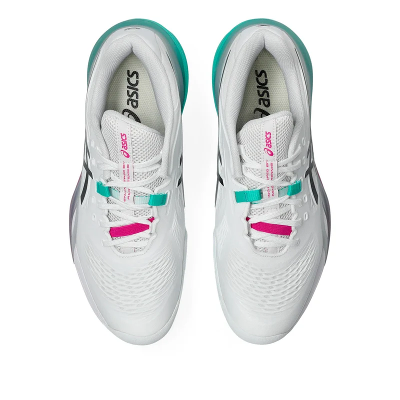 Gel-Resolution X Sandplatzschuh Herren - weiß, pink