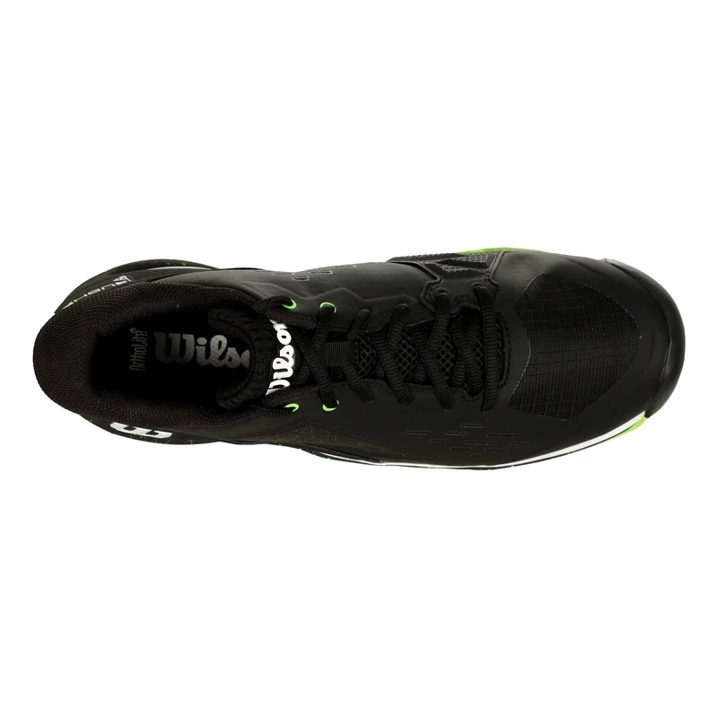Rush Pro Ace Sandplatzschuh Herren-Schwarz,Neongrün