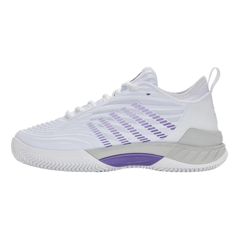 Hypercourt Supreme 2 Sandplatzschuh Damen - weiß, lavendel