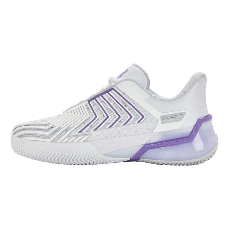 Ultrashot 4 Sandplatzschuh Damen - weiß, lavendel