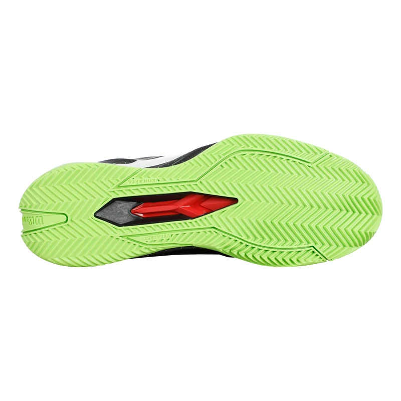 Rush Pro 4.5 Sandplatzschuh Herren-Schwarz,Hellgrün
