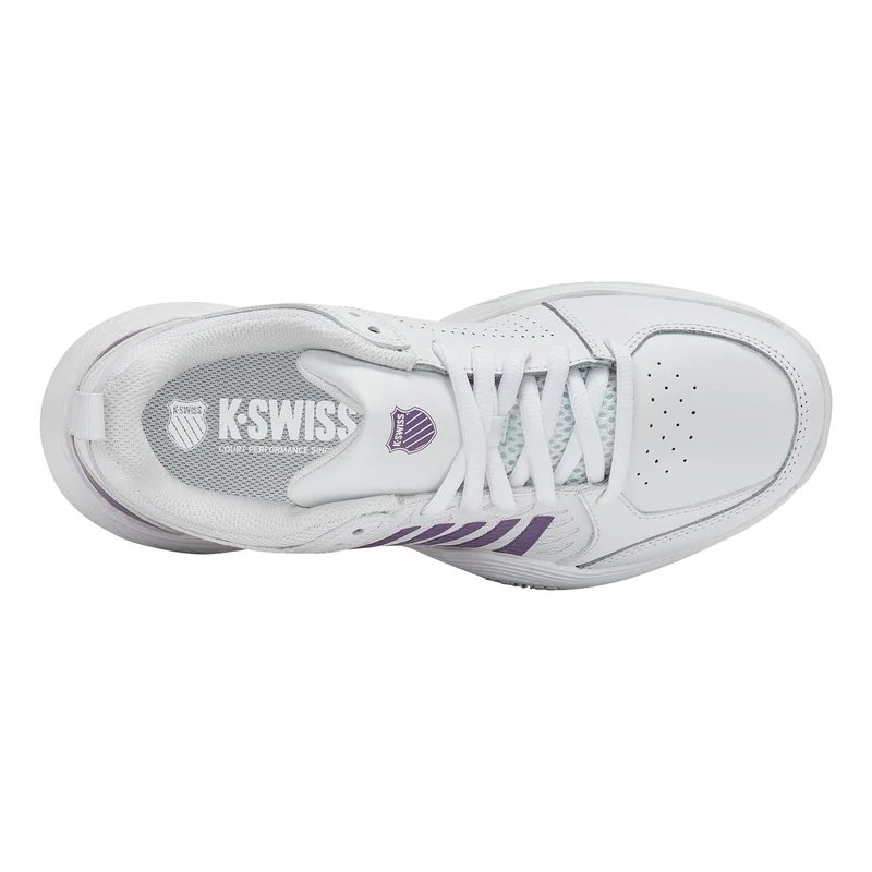 Court Express 2 Sandplatzschuh Damen - weiß, lavendel