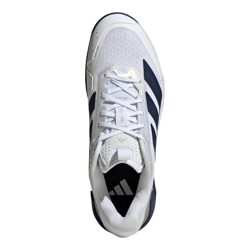 adizero Ubersonic 5 Sandplatzschuh Herren - weiß, dunkelblau