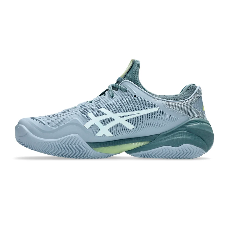 Court FF 3 Sandplatzschuh Herren - blaugrau, weiß