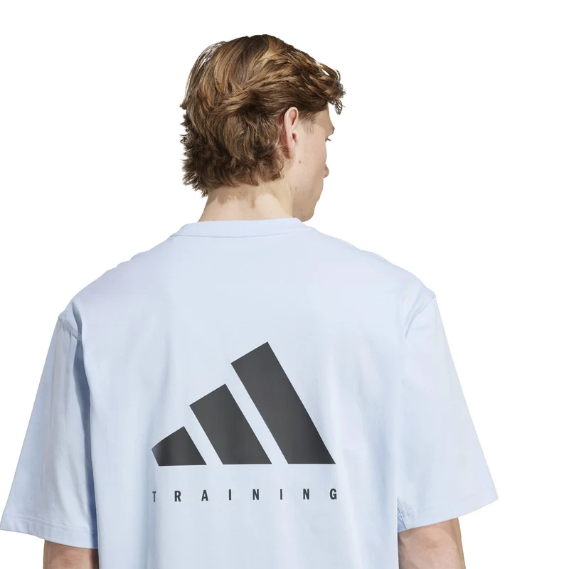 Oversize T-Shirt Herren-Blau,Schwarz