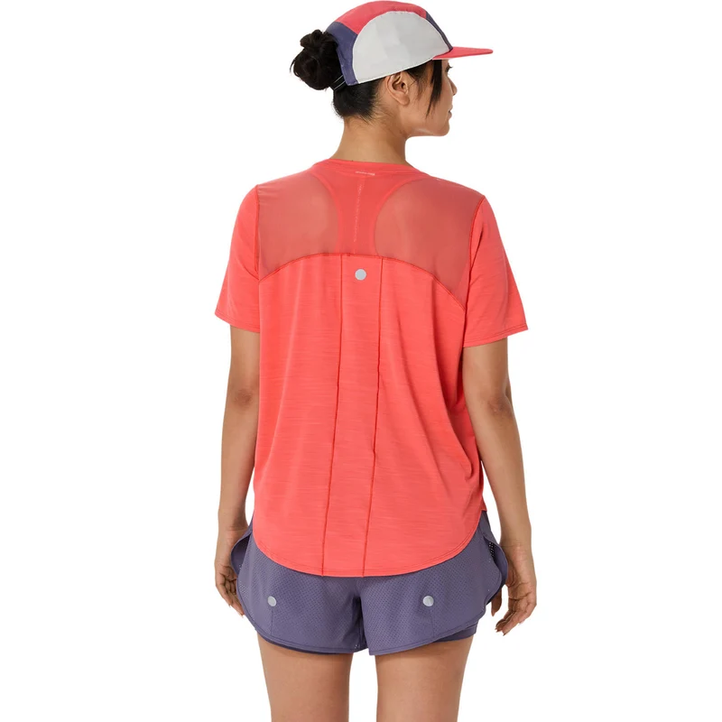 Road Laufshirt Damen-Koralle
