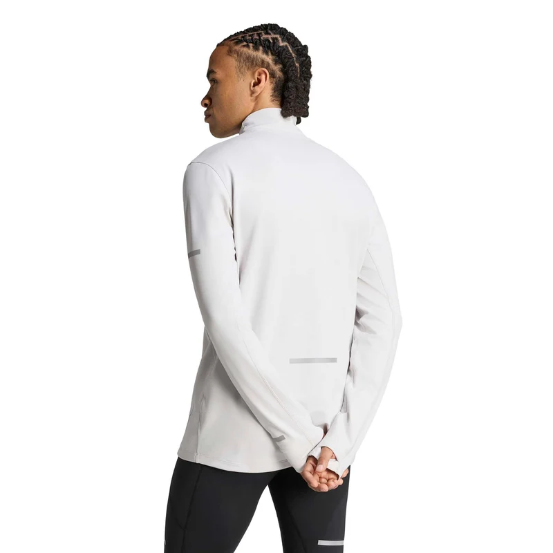 adi365 Warm Laufshirt Herren - grau