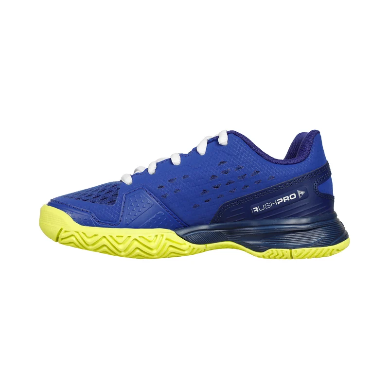RUSH PRO AC Allcourtschuh Kinder-Blau,Neongelb