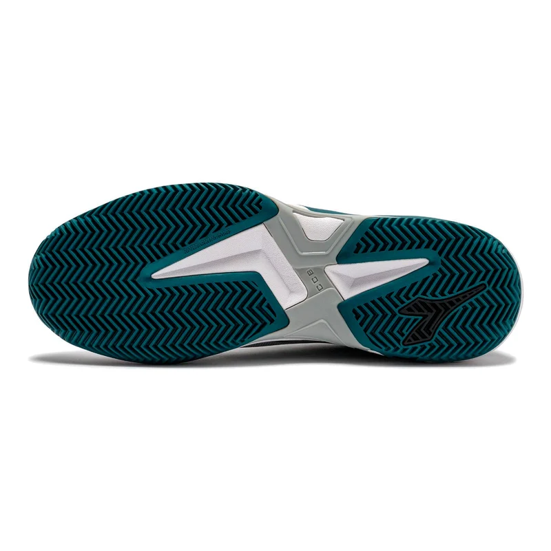 Trofeo 4 Sandplatzschuh Herren-weiß, schwarz
