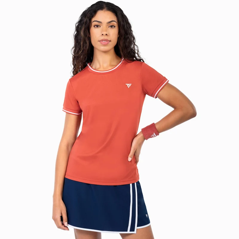 Team Tech T-Shirt Damen - rost