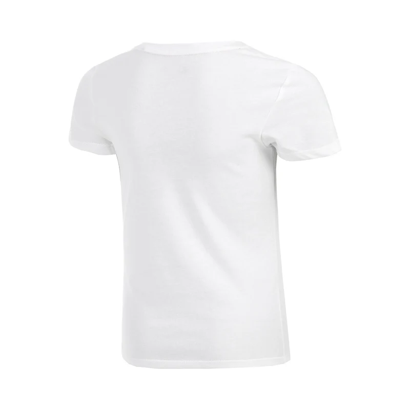 Create Baseline Logo T-Shirt Mädchen-Weiß,Pink