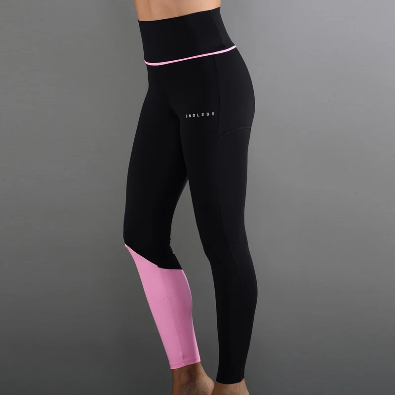 VANITY POCKET Tight Damen - schwarz, pink
