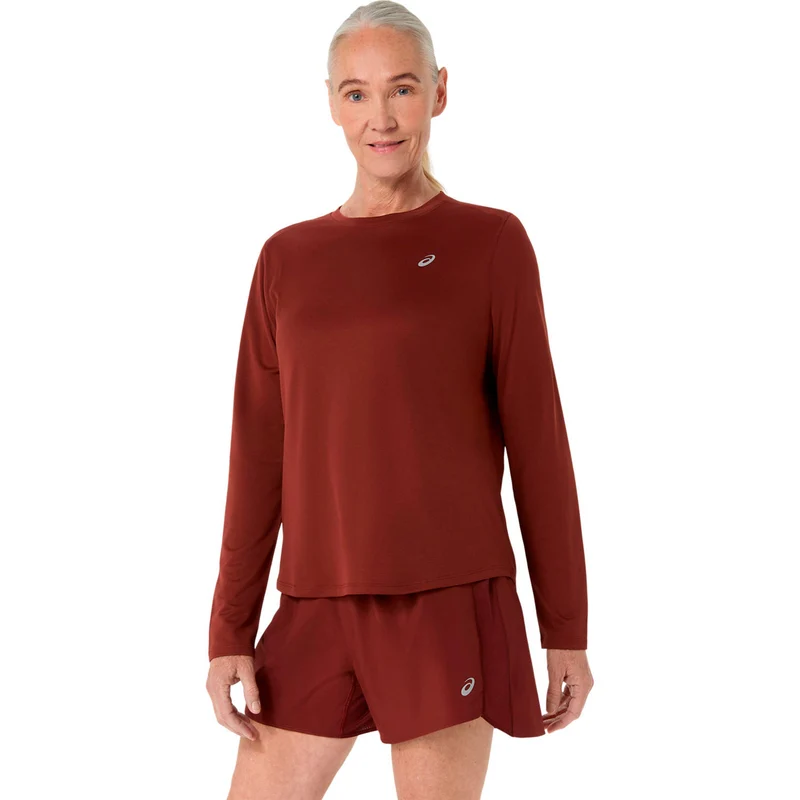 Core Laufshirt Damen - dunkelrot
