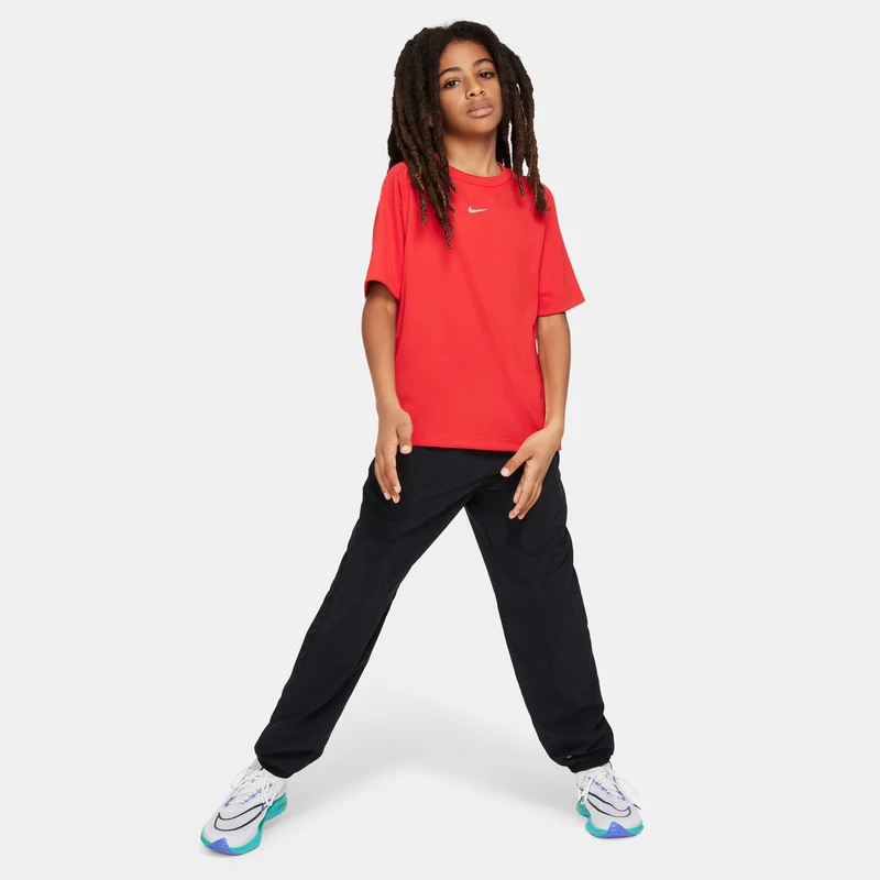 Dri-Fit Multi Essential Trainingshose Jungen-Schwarz,Silber