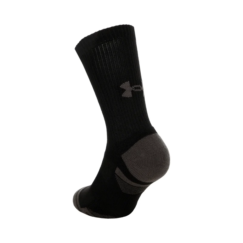 Performance Tech Crew Sportsocken 3er Pack Unisex - grau, dunkelgrau