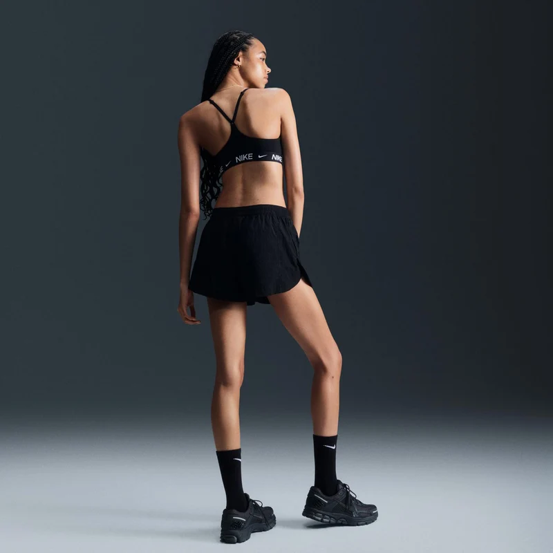 Dri-Fit INDY Light Support Sport-BH Damen - schwarz, schwarz