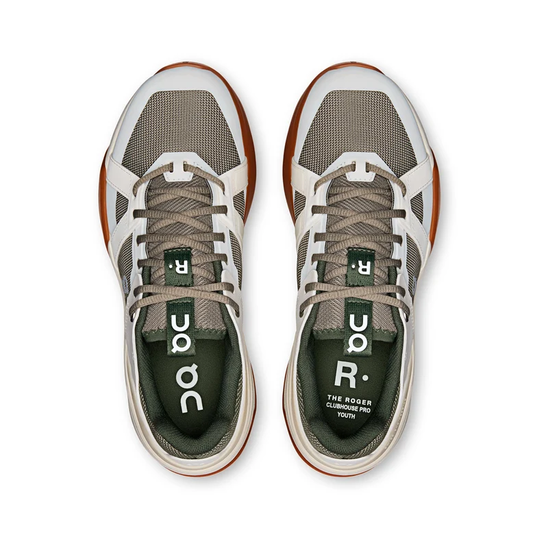 THE ROGER CH Pro Youth Allcourtschuh Kinder - creme, oliv