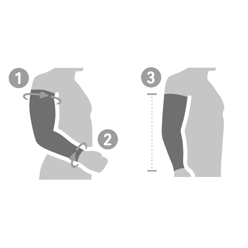 Compression Arm (long) Sleeve-Blau