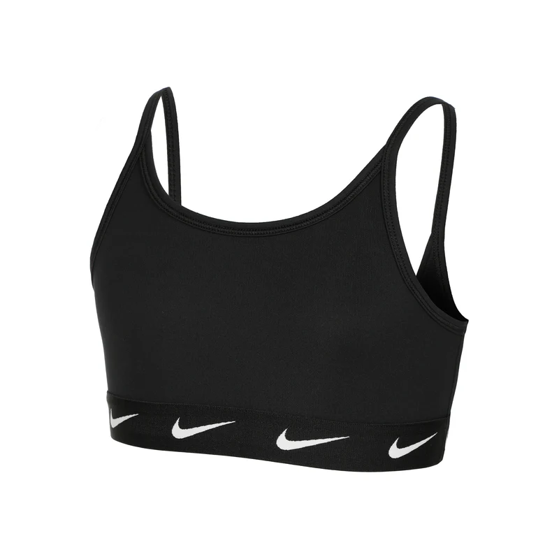 Dri-Fit One Big Sport-BH Mädchen - schwarz