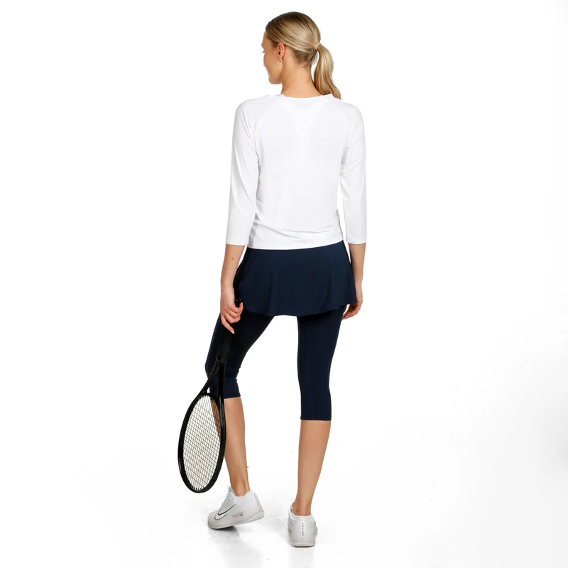 Mixed Longsleeve Damen-Weiß