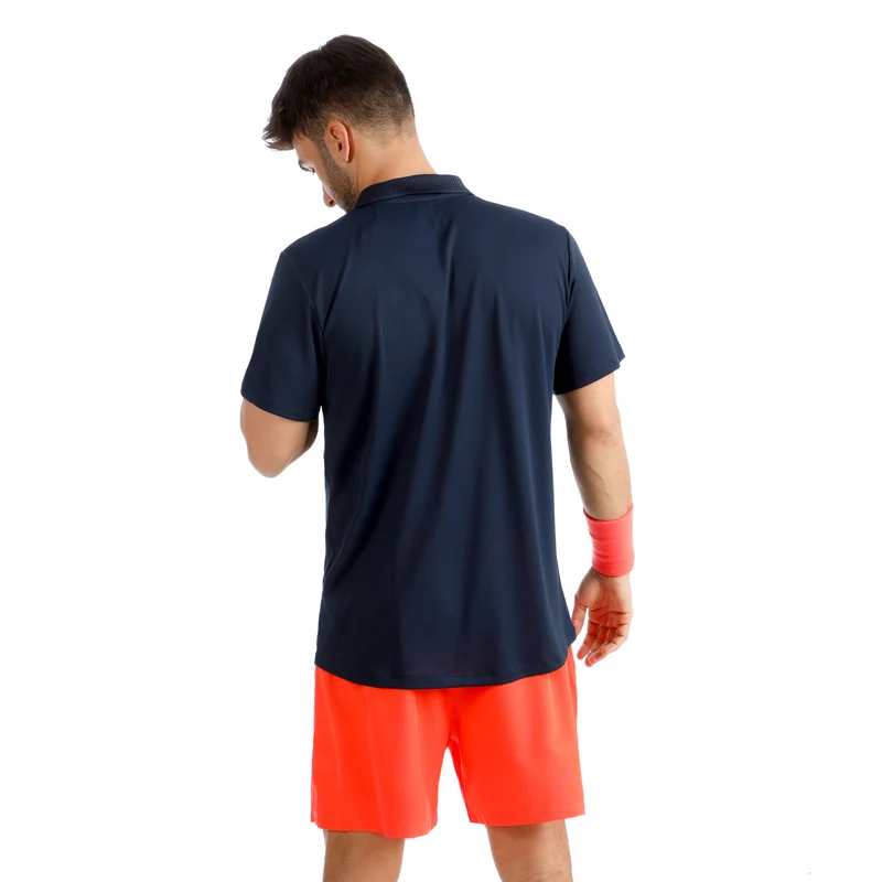 Solid Polo Herren - dunkelblau