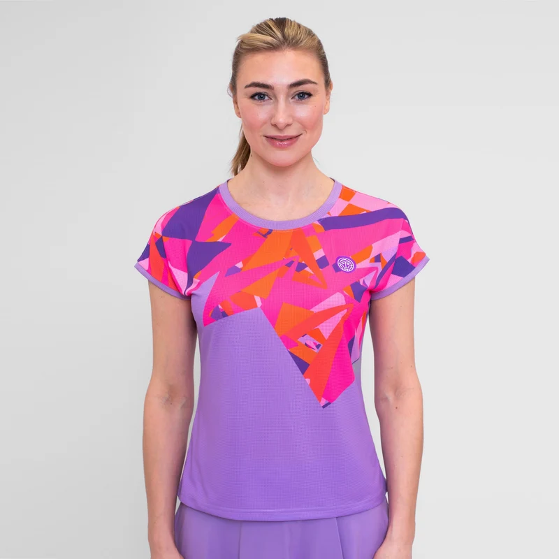 Spike T-Shirt Damen-Dunkelblau,Mehrfarbig