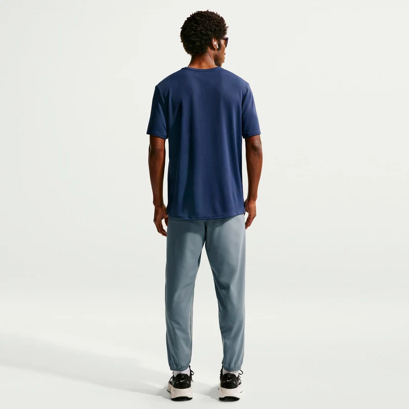 Miler Laufshirt Herren - dunkelblau, silber