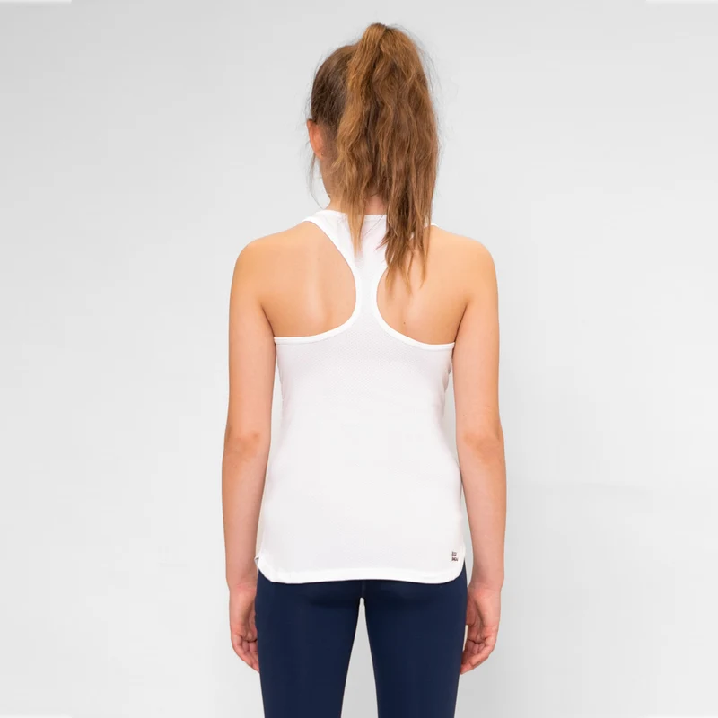 Crew Tank-Top Mädchen-Weiß