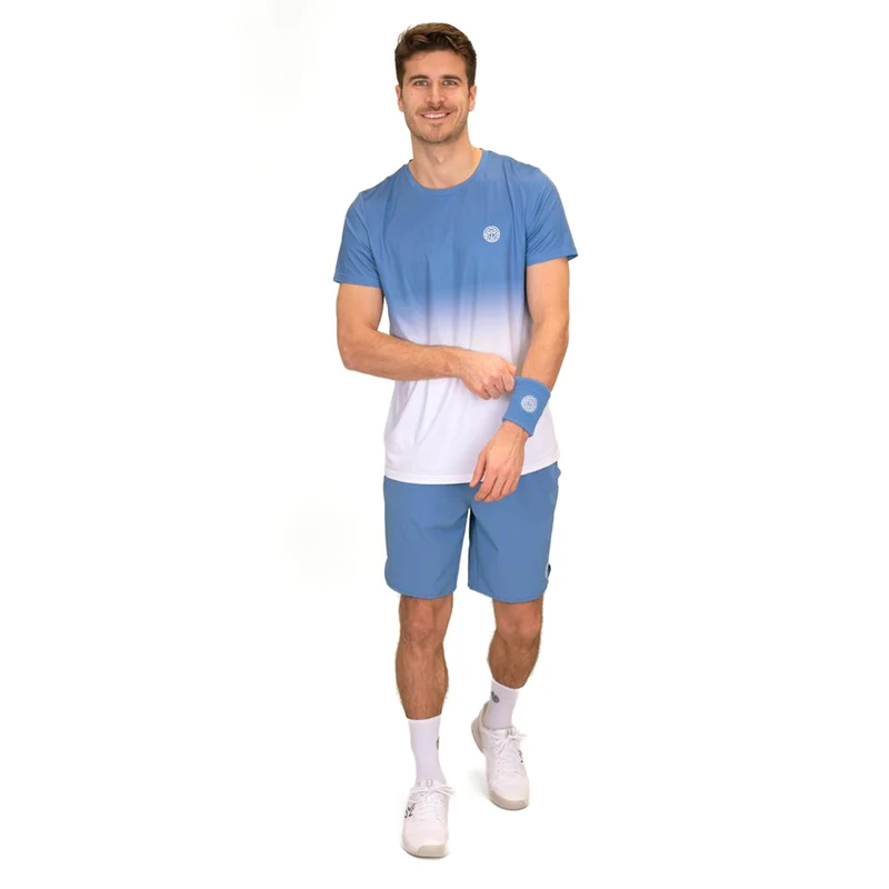 Crew Gradiant T-Shirt Herren-Blau,Weiß