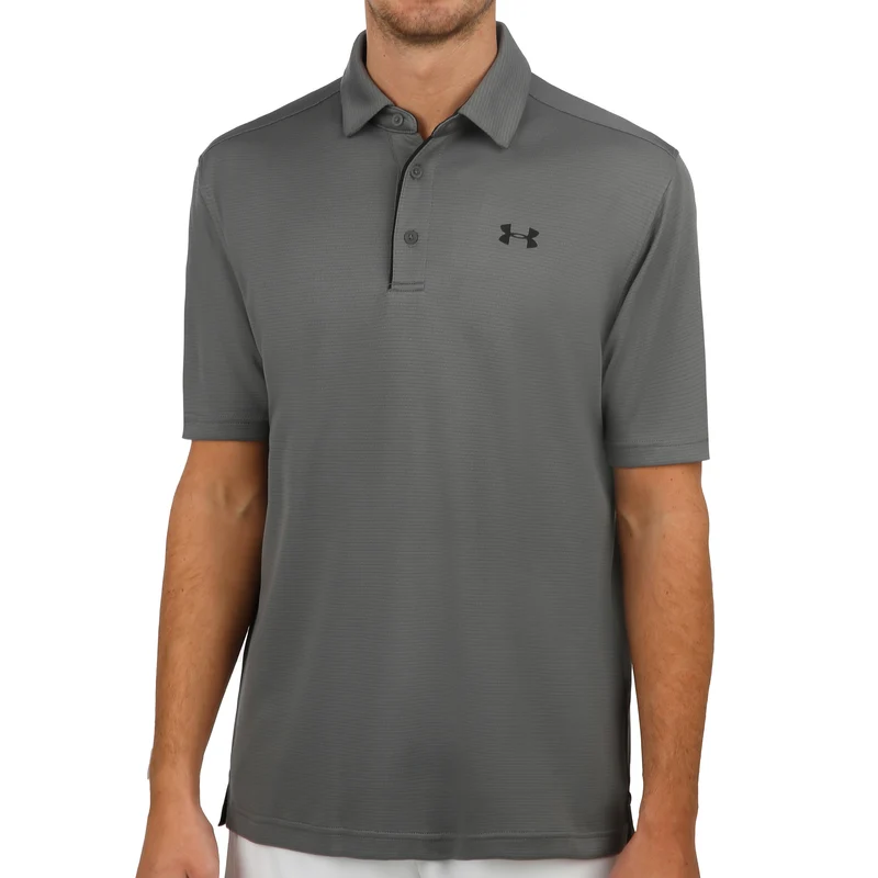 Tech Polo Herren-Grau,Schwarz