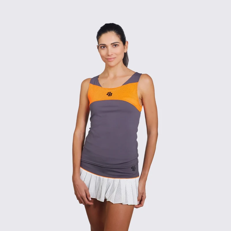Hera Tank-Top Damen-dunkelgrau