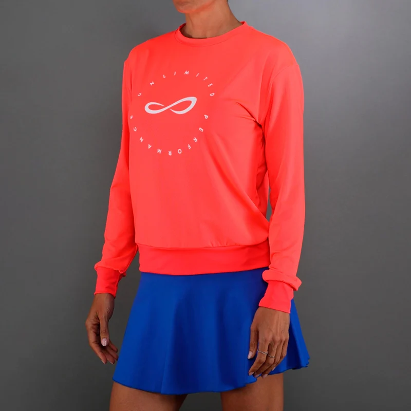 Inner Tech Sweatshirt Damen-koralle