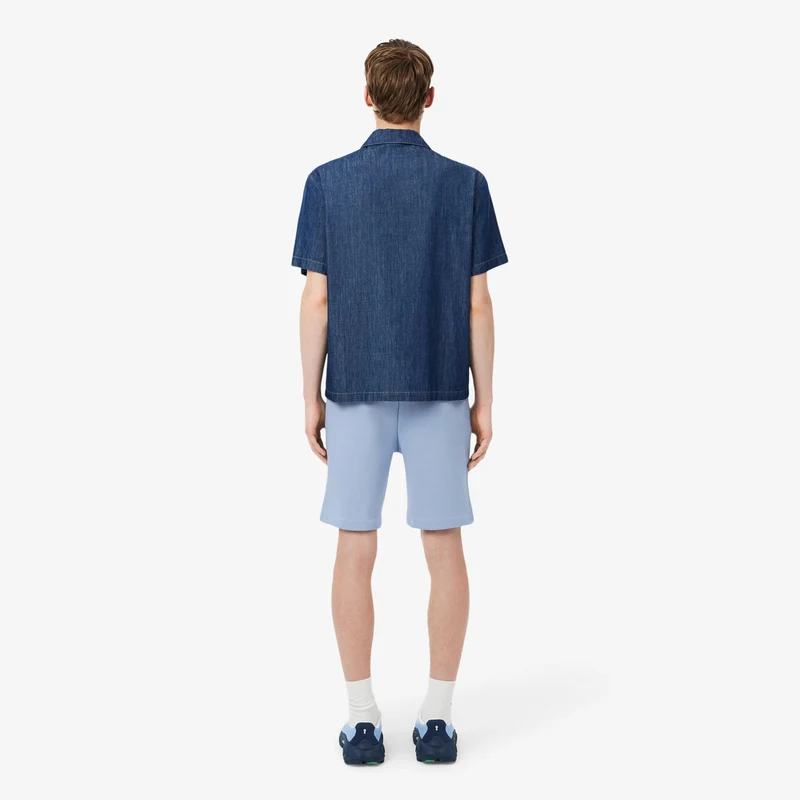 Shorts Herren - hellblau, grün