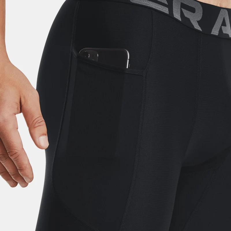 Heatgear Long Shorts Herren-Schwarz