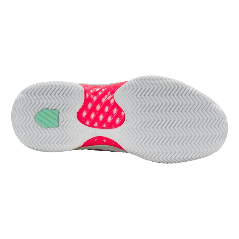 Hypercourt Express 2 Sandplatzschuh Damen-Weiß,Mehrfarbig