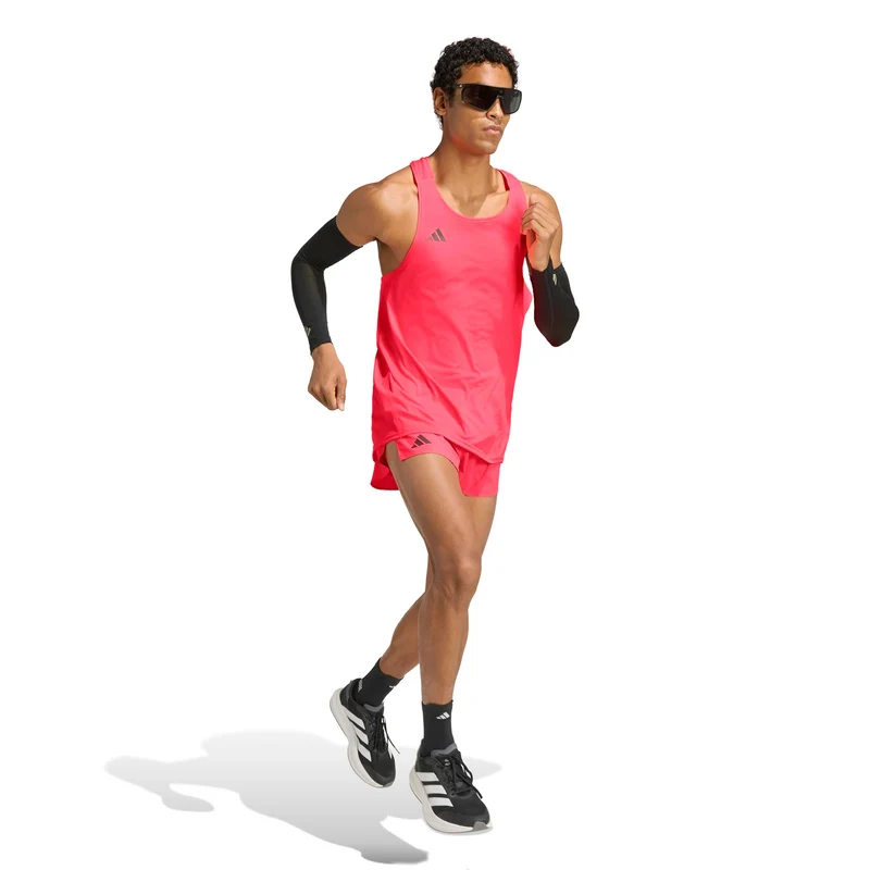 Adizero Essential Laufshirt Herren - koralle