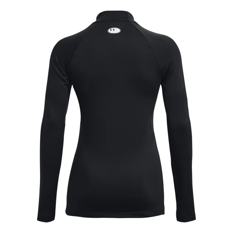 Coldgear Authentics Mockneck Longsleeve Damen-Schwarz