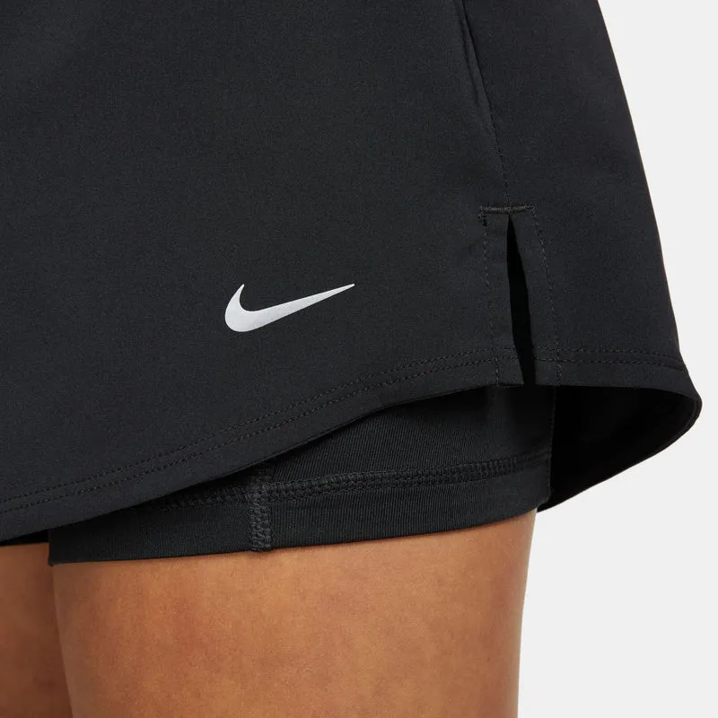 Dri-Fit One High Rise 2in1 3in Shorts Damen - schwarz