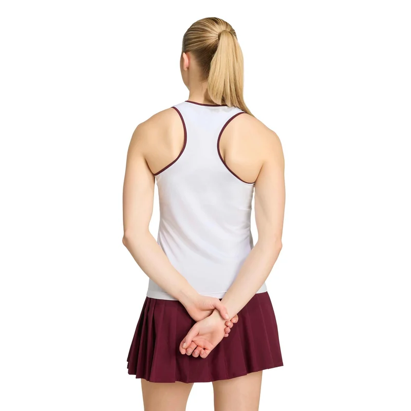 Classics Tank-Top Damen - weiß, weinrot