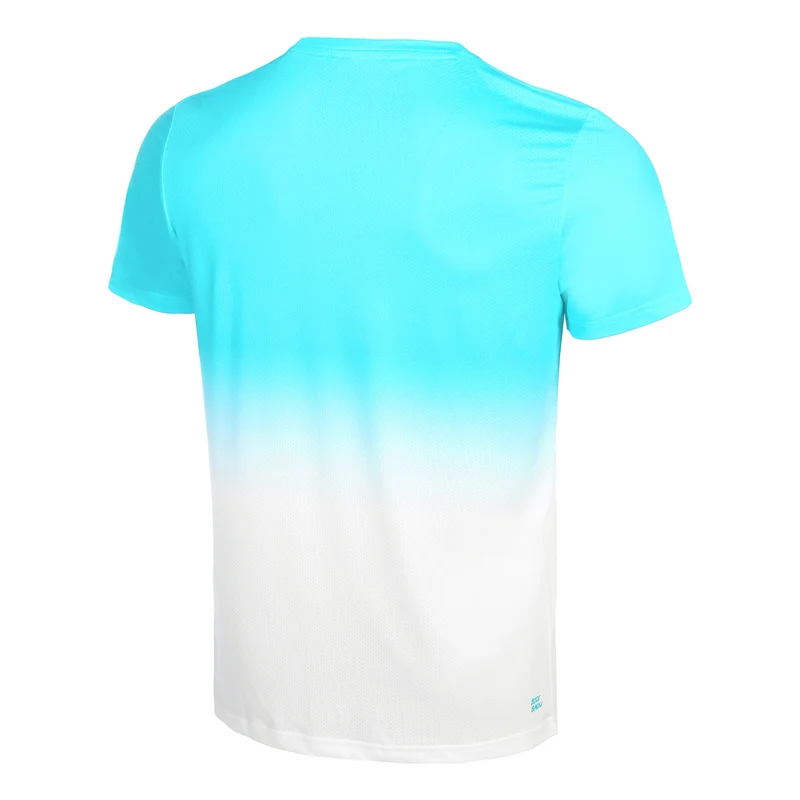 Crew Gradiant T-Shirt Herren-Türkis,Weiß