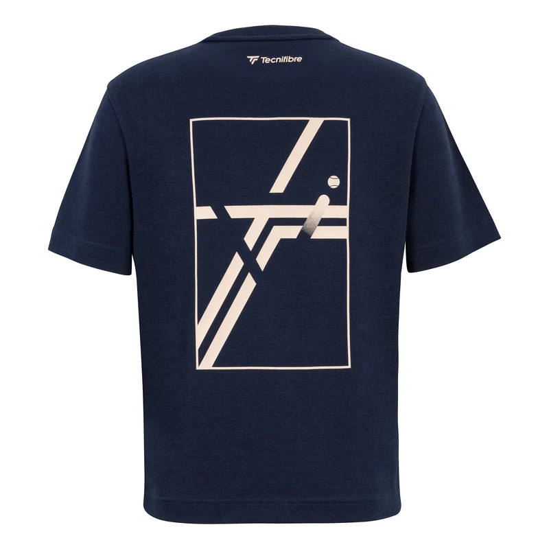 Graphic T-Shirt Damen-dunkelblau