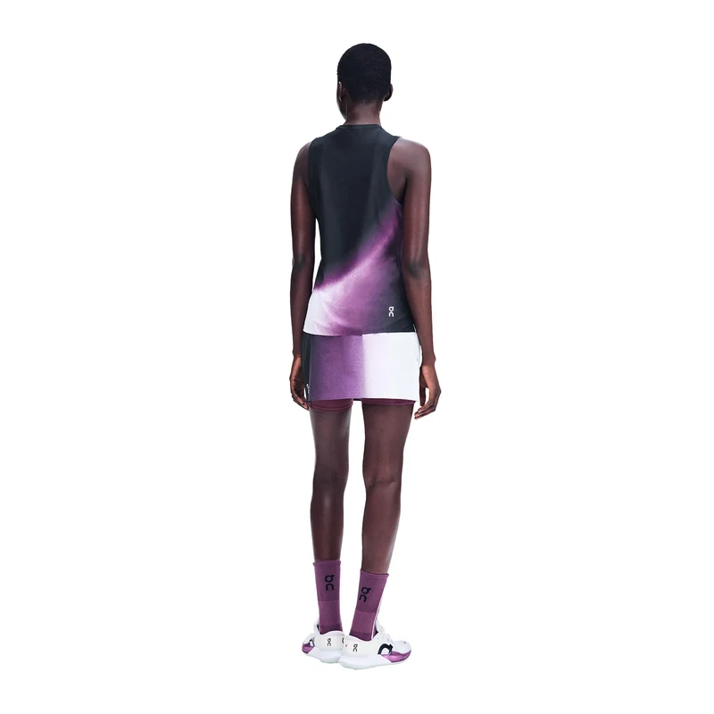 Court Swing Tank-Top Damen - schwarz, berry