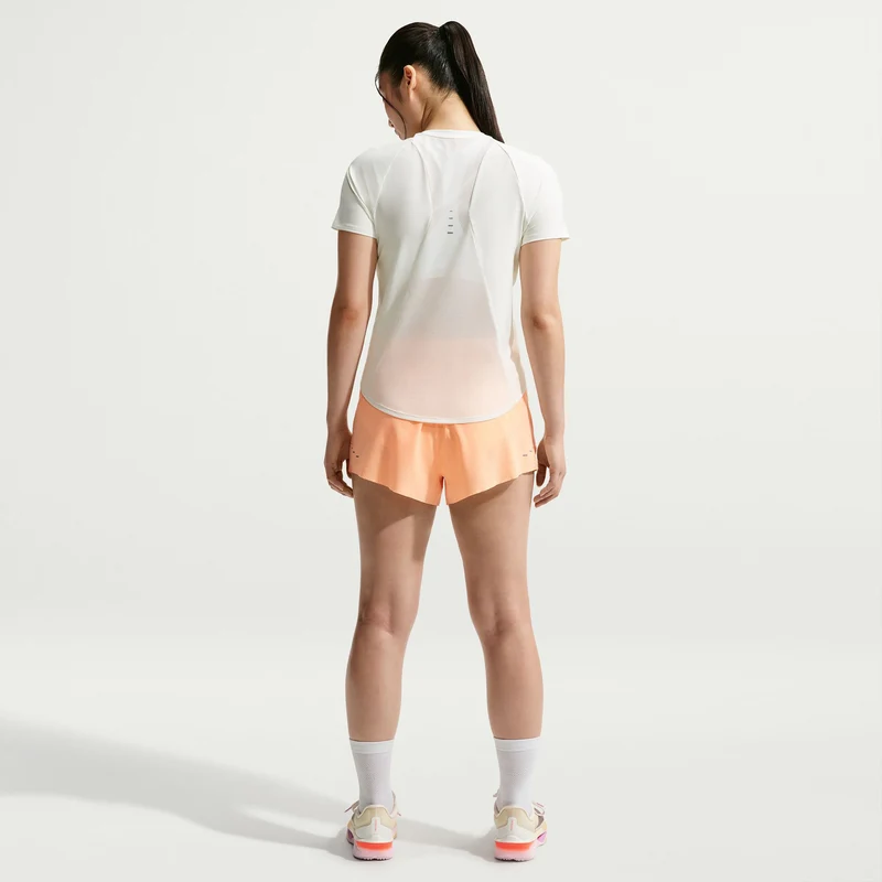 Swift Laufshirt Damen - weiß, silber