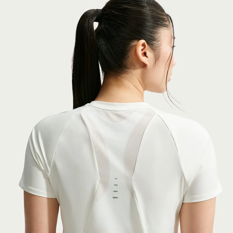 Swift Laufshirt Damen - weiß, silber