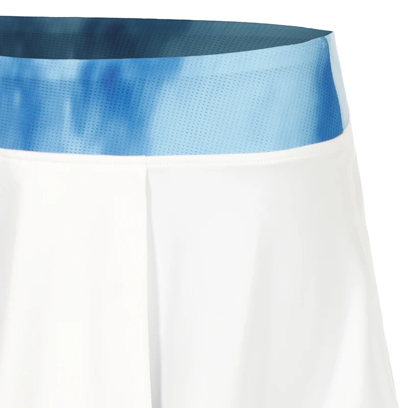 Watercolour Printed Wavy Rock Damen-Weiß,Blau
